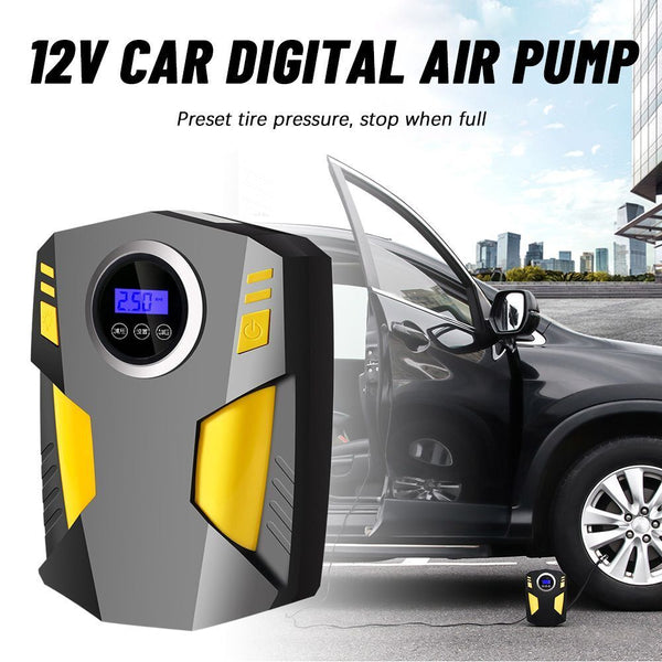 Detection 12V Lnflator Air Pump Auto Parts Digital Tire Lnflator Air Compressor