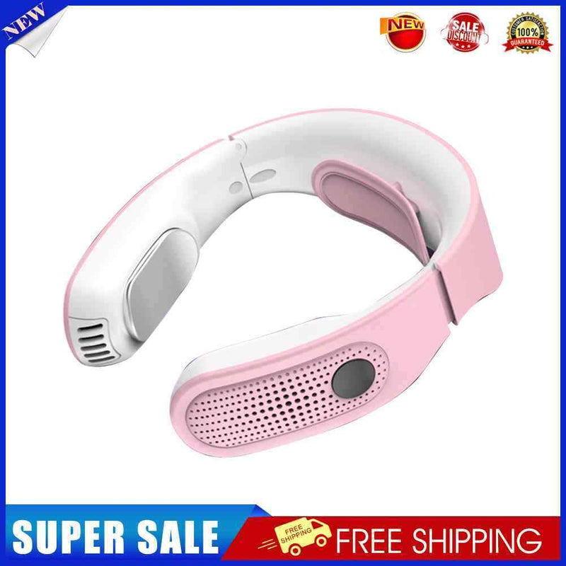 #A Mini Hanging Neckband Fan Portable Cold Air Fan USB Rechargeable Hands Free F