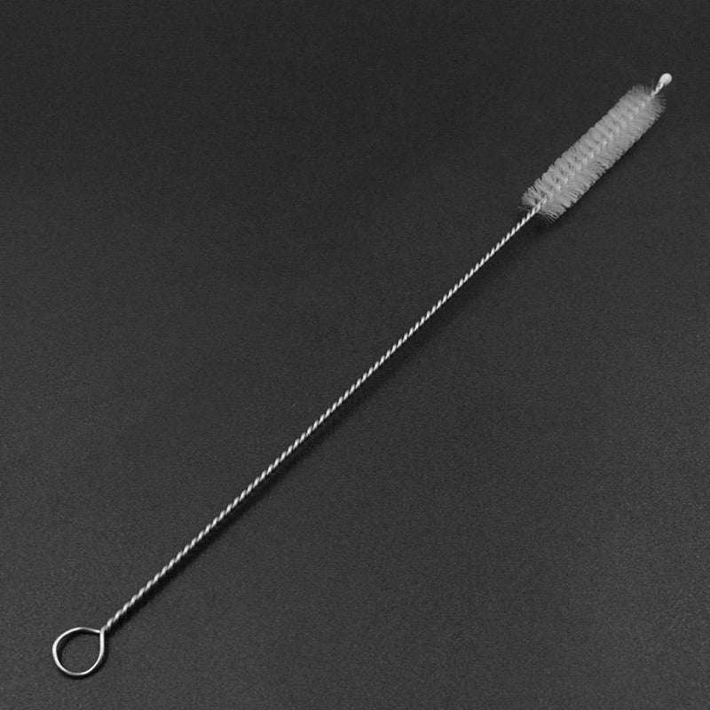 Stainless Steel Straw Cleaning Brush Bar Home Drinking Pipe Straws Washer Newly