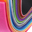 40pcs Colorful Craft Nonwoven Felt Handmade Polyester Fabric For