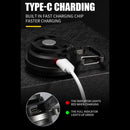 COB LED Flashlight Keychain Camping Waterproof 500lm Pocket Clip Work Lamp