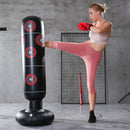 Inflatable Boxing Bag Train Punching Stand Fitness Equipment (Black 1.6m) Newly