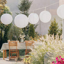 Chinese Paper Lanterns Outdoor Yard Party DIY Lamp Light Shell (20cm 1pc) Newly