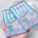 5 Pieces Lipstick Tint Set Matte Red Mint Green Mint Matte Blue Cosmetics F7I1