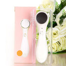 Ultrasonic Ion Face Lifting Beauty Device Skin Care Facial Massager (White)
