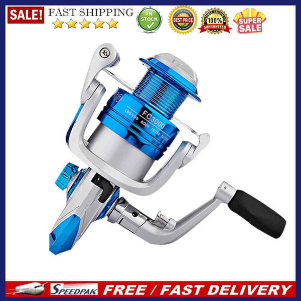 Fishing Spinning Reel Sea Lure Reels PA66 Metal Spool Line Capacity FC1000-40