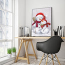 Full Round Drill Diamond Painting Snowman Mosaic Kits DIY Artwork (NH522)