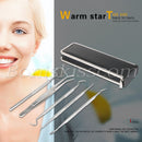 5pcs Pro Stainless Steel Oral Teeth Care Dental Hygiene Deep Cleaning Tool Set