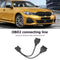 16-pin Right Angle OBD2 Splitter 1 for 2 Y Cable OBDII Extension Line(30cm)