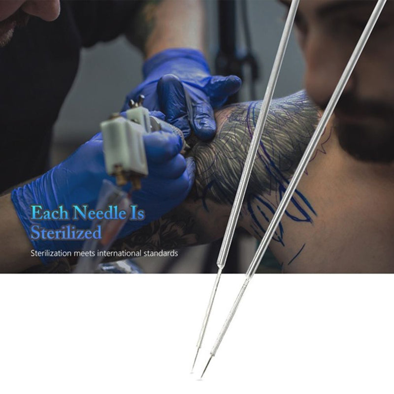 Disposable 1/3/5/7/9/11 RL Sterile Needles Stainless Steel Tattoo Needles