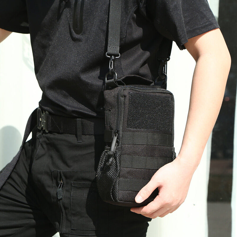 Bicycle Front Tube Bag Handlebar Cell Phone Pouch for M365 PRO ES2 (Black) Newly