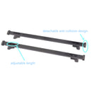 Metal Roof Rails Roof Rack for Traxxas TRX-4 Benz G500 Bronco Axial RC4WD Auto