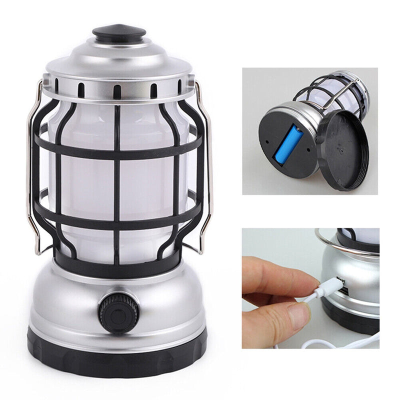 Solar Barn Lantern Lamp Portable Outdoor Camping Emergency Light (1991C)