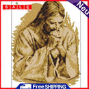 11CT Jesus Praying Counted Embroidery DIY Partial Cross Stitch Handmade Crafts