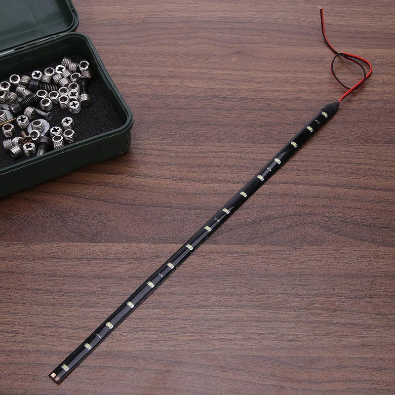 4pcs 30cm/11.8in 15LED Waterproof Flexible Car Truck Grill Light Strips (5)