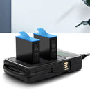 For GoPro Hero 9 Camera Battery 2 Battery Charger LCD Display Charging Station