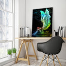 5D DIY Full Round Drill Diamond Painting Winged Angel Home Crafts Mosaic Kit