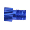 4pcs Presta to Shrader Bicycle Road Bike Valve Adapters Converters (Blue) Newly