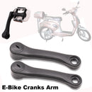 E-Bike Cranks Arm Electric Bicycle Crankset Motorbike Scooter Pedals Bracket