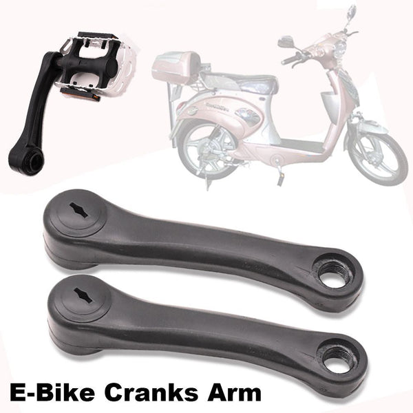 E-Bike Cranks Arm Electric Bicycle Crankset Motorbike Scooter Pedals Bracket