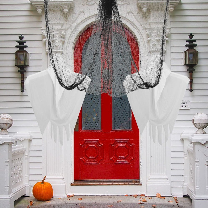 Dress Party Decor Home Decorate Creepy Cloth Halloween Decoration Gauze Net