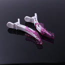 10pcs Plastic Salon Hair Clip Set Hairdressing Crocodile Hair Grip (Pink) Newly