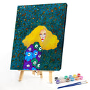 40x50cm Long Hair Girl Frameless Picture Oil Paint By Numbers Hand Painted De