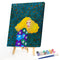 40x50cm Long Hair Girl Frameless Picture Oil Paint By Numbers Hand Painted De