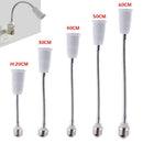10PCS E27 LED Light Bulb Lamp Holder Flexible Extension Adapter Socket(20cm