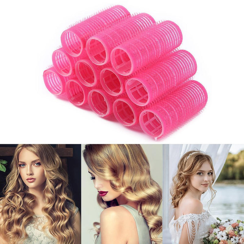 Hair Rollers Cling DIY Hair Curlers Home Use Self Grip Hair Rollers Cling Curler