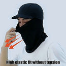 Cycling Cap Sunscreen Scarf Fishing Brim Hat UV-Resistant Elastic Viscose Fiber