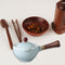 Portable Chinese Gongfu Kung Fu Tea Set Rotating Ceramic Teapot Teaware (I)