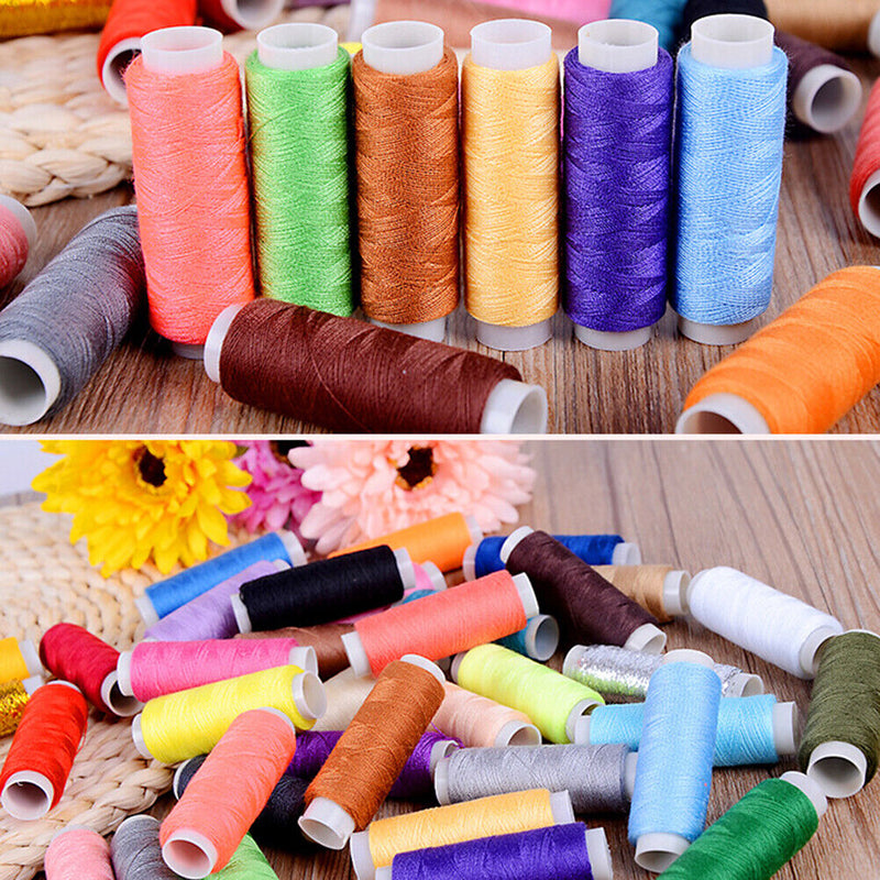 60 different Colours 250 Yard Polyester Embroidery Sewing Machine Threads