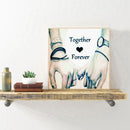 Full Round 5D DIY Diamond Painting Lovers Hold Hands Embroidery Cross Stitch Kit