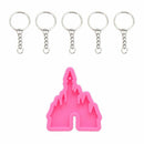 Pendant Shiny Clay Mold Silicone Mould Keychain Molds Candy Chocolate Mold