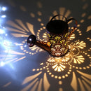 LED Kettle Solar Light Watering Can Sprinkle Fairy Lamp Garden Decor (A) Newly