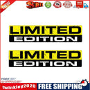 2pcs Car Stickers 15x3cm LIMITED EDITION Funny Reflective Vinyl Decals