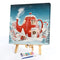 Christmas Cottage Oil Paint By Numbers Kit DIY Frameless Drawing for Adults Home