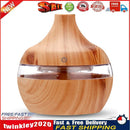 Aroma Oil Diffuser Ultrasonic Wood Grain Air Humidifier (Light wood grain) Newly