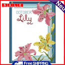 Printed Embroidery DIY Photo Frame Cross Stitch 14CT Stamped Ornaments Craft