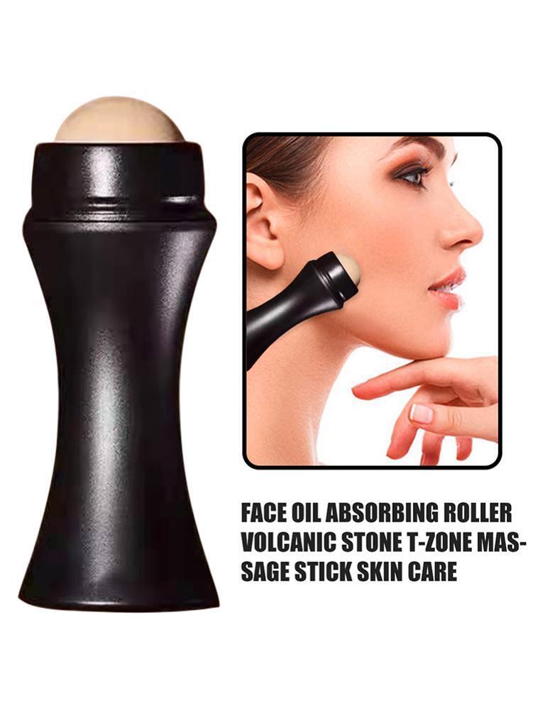Volcanic Roller Oil Control Stone Makeup Facial T-zone Cleaning Stick Ball