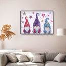 5D Diamond Painting DIY Rhinestone Special Shaped Star Heart Gnome Kit Newly