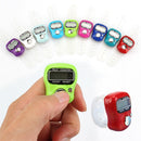 Hand Held Coun LCD Mini Tally Counter Stitch Marker Digital Finger Counter