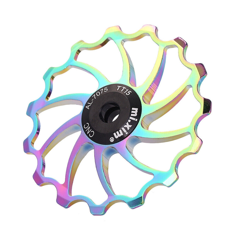 Mi Xim Mountain Bike Rear Derailleur Bearing Pulley Guide Wheel (Multi 15T)