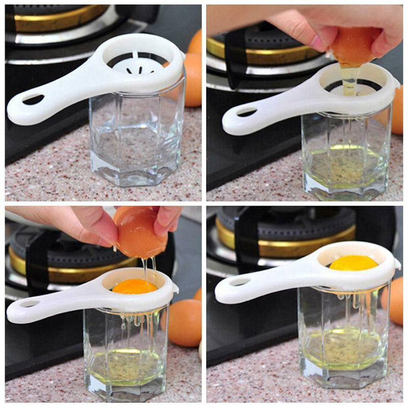 Kitchen Tool Gadgets Egg Yolk White Separator Divider Sieve Convenien 7Y9I L6M9