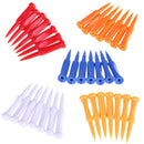 35pcs Golf Tees Plastic Castle Tee Height Control Step Down 68mm Newly