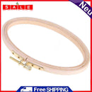 Stitch Bamboo Frame Embroidery Hoop Ring Oval Hand DIY Needlecraft Home Proximity