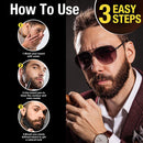 Portable Eyebrow Beard Filler Pen Kit Mustache Facial Repairing Styling Tools