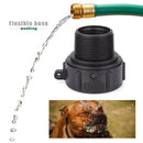 Plastic IBC Tank Fittings Coarse Threaded Cap Water Tap Adapter (2x1+1/2) Newly