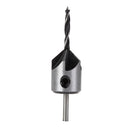 4Pcs HSS 5 Flute Countersink Drill Bit Set Screw Woodworking Chamfer Tool Newly